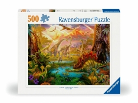 Puzzle 2D: Świat dinozaurów 500el