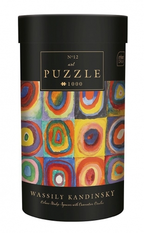 Puzzle 1000: Art 12 - Vassily Kandinsky - Squares with Concentric Circles