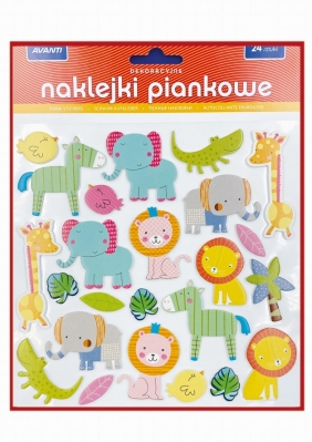 Naklejki dekoracyjne piankowe, 1 szt