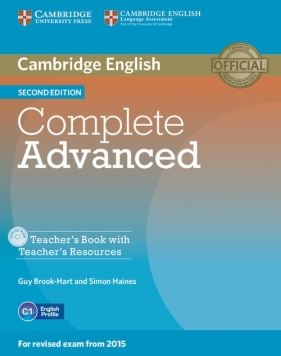 Complete Advanced Teacher's Book + CD - Brook-Hart Guy, Haines Simon