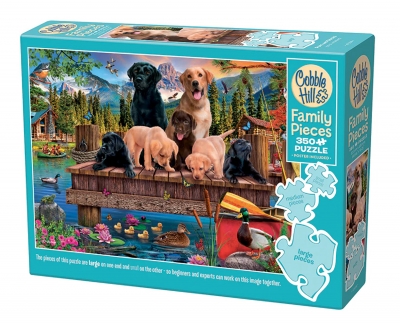 <img src='https://webimage.pl/pics/384/0/d625012470384.jpg' style='height:440px' /> Puzzle 350 Szczeniaki i kaczki 113631