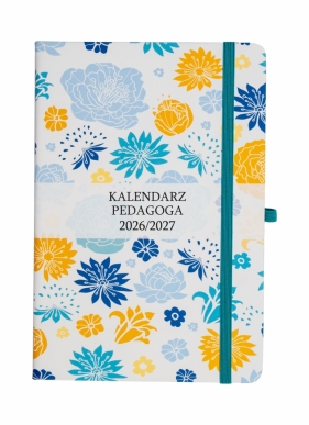 Kalendarz Pedagoga 2026/2027 A5 tygodniowy Salsa - kwiat