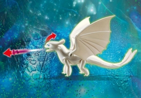 Playmobil Dragons: Biała Furia z małym smokiem i dziećmi (70038)