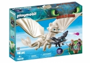 Playmobil Dragons: Biała Furia z małym smokiem i dziećmi (70038)
