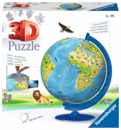 Ravensburger, Puzzle 3D: Dziecinny globus (12338)