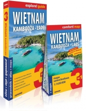 Wietnam, Kambodża, Laos 3w1: przewodnik + atlas + mapa - Jakub Królczyk