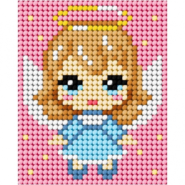 <img src='https://webimage.pl/pics/384/8/d5902067338384.jpg' style='height:440px' /> Haft. Moje pierwsze wyszywanie - Aniołek