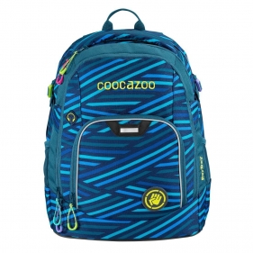 Coocazoo, plecak RayDay, kolor: Zebra Stripe Blue, system MatchPatch (99129645)