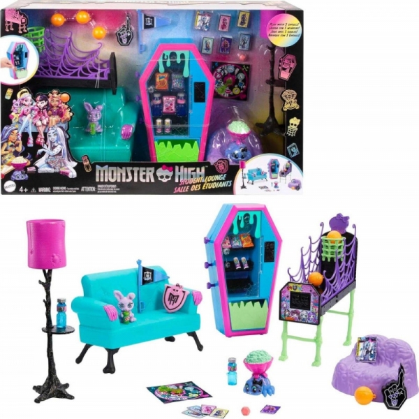 Mebelki Monster High Salonik uczniów zestaw (HNF67)