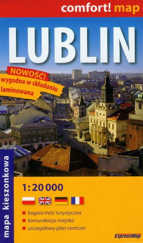 Lublin 1:20 000 kieszonkowy plan miasta