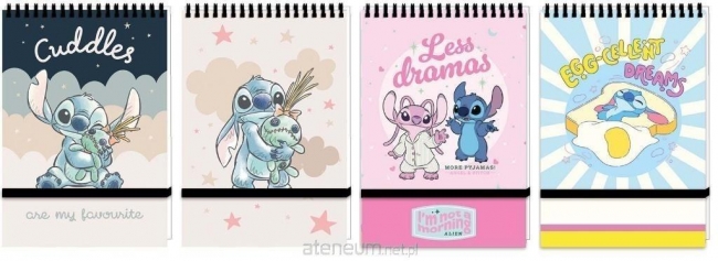 <img src='https://webimage.pl/pics/385/0/d5904441140385.jpg' style='height:440px' /> Kołonotes A6/96K kratka Stitch mix