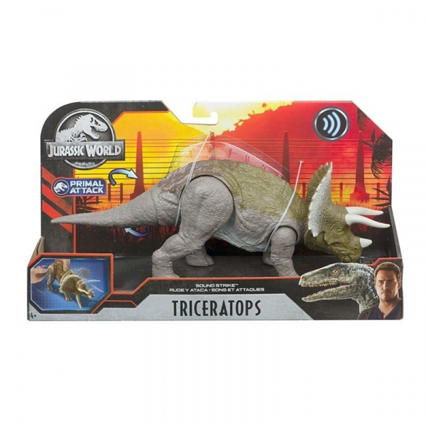 Jurassic World Dinozaury Ryk bojowy Triceratops (GJN64/GJN65)