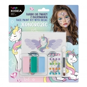 Kidea, Farbki do twarzy z kalkomanią Unicorn