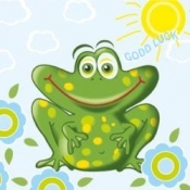 Serwetka LUCKY FROGS