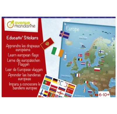 <img src='https://webimage.pl/pics/385/1/d3609510541385.jpg' style='height:440px' /> Zestaw edukacyjny Poznaj europejskie flagi