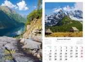 Kalendarz 2020 wieloplanszowy Tatry