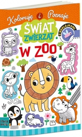 Kolorowanka a4 świat zwierząt - w zoo - Agnieszka Matz
