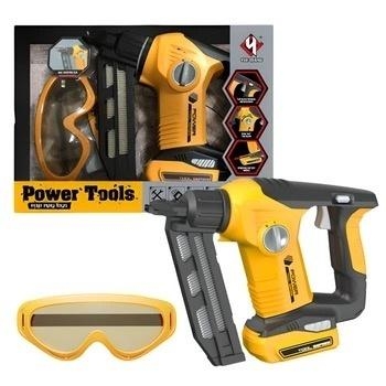 Pistolet do gwoździ takier dla dzieci z googlami