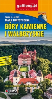 Góry Wałbrzyskie i Kamienne - mapa 1 : 40 000 - Opracowanie zbiorowe