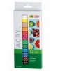 Farba akrylowa Happy Color, 12 kolorów x 12ml (7370 0012-k12)