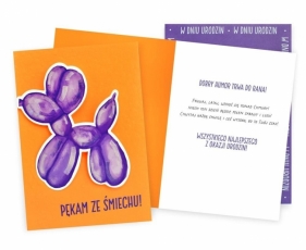 Karnet B6 Uniwersalny pies z balona