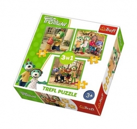 Puzzle Zabawy Treflików 3w1 (34838)
