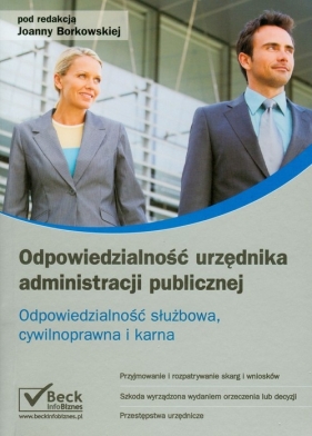 Odpowiedzialność urzędnika administracji publicznej - <br />