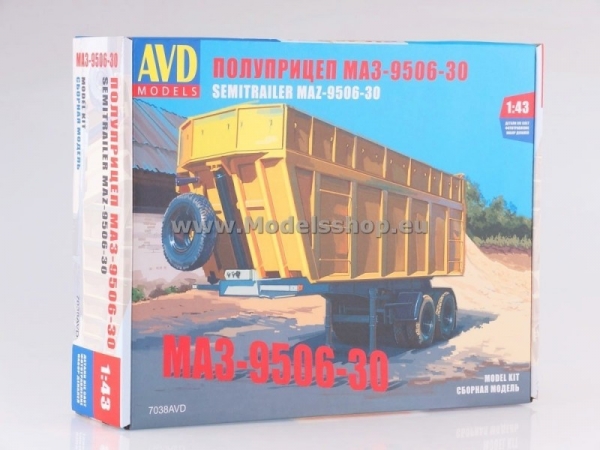 MAZ-9506-30 Dumper Semitrailer model kit (7038AVD)