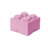LEGO, Pojemnik klocek Brick 4 - Jasnoróżowy (40031738)