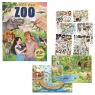 Zestaw kreatywny z naklejkami ZOO 14532A4+
