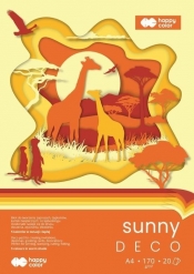 Blok Hobby Deco Sunny A4/20K 170g HAPPY COLOR