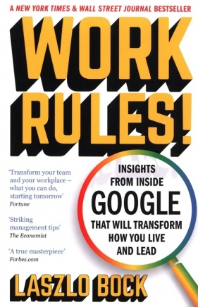 Work Rules! - Laszlo Bock