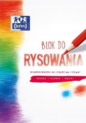 Blok rysunkowy Oxford A4/20k - biały (400093195)