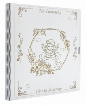 Biblia. Pamiątka Chrztu Św. srebrna - Aniołek - Lizzie Ribbons, Paola Bertolini Grudina