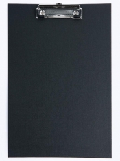 Deska A5 PVC z klipem czarna D.RECT