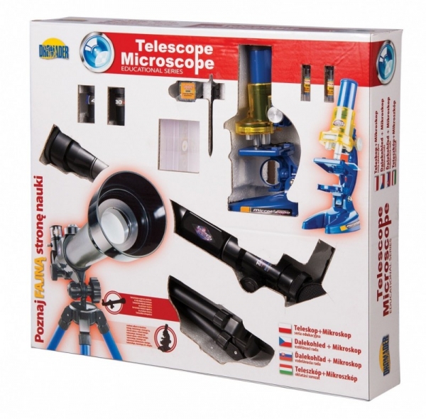 Teleskop + mikroskop Zestaw EDUKACYJNY (00838)
