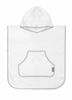 Ponczo kąpielowe biały 55x60cm