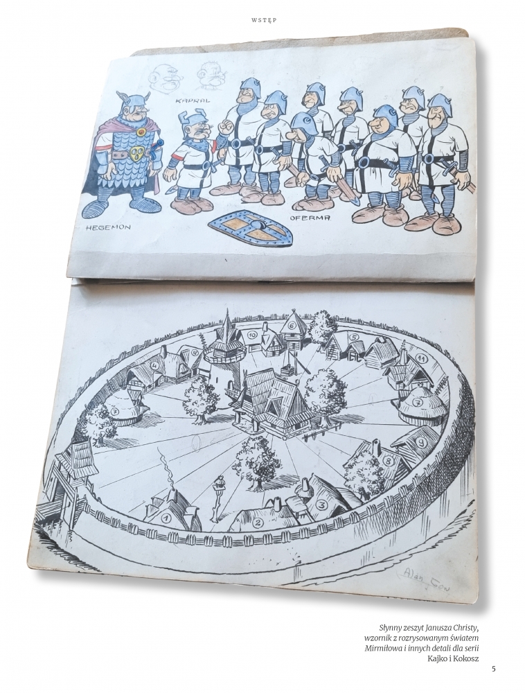 Kajko i Kokosz. Szkice i rysunki