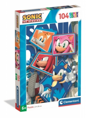 Puzzle - Super Kolor - Sonic, 104 el.