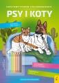 Fantastyczne kolorowanki z kredkami. Psy i koty - Opracowanie zbiorowe