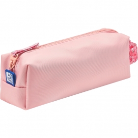 Piórnik saszetka Oxford Flowers - jasnopomarańczowa