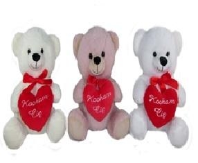 Miś z sercem 35cm MIX