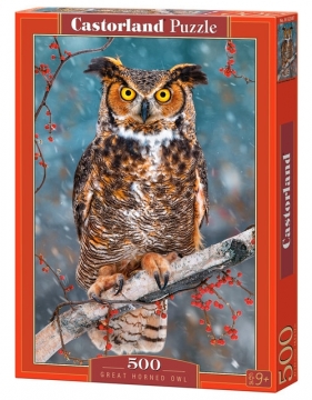 Puzzle 500: Great Horned Owl