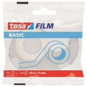 Taśma biurowa Tesa Basic 33m x 15mm z dyspenserem 58556-00-00 mleczna (58556-00000-00)