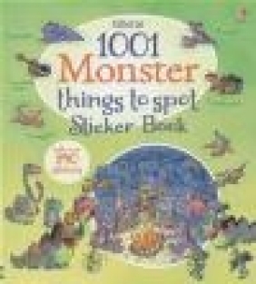 1001 Monster Things to Spot Sticker Book Gillian Doherty
