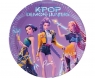  Talerzyki papierowe K-pop Demon Hunters 23cm 8szt