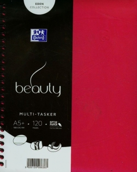 Kołonotatnik A5 Oxford w linie 60 kartek Beauty Multitasker różowy