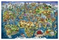Ravensburger, Puzzle Ilustrowana mapa świata - 5000 el.