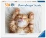 Ravensburger, Puzzle 500: Rudy kot (12001905) Wiek: 12+
