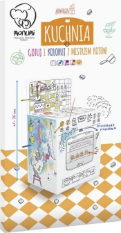 Kolorowanka przestrzenna Zabawki XXL mix wzorów, 5 sztuk, display (MPD-0001K5)